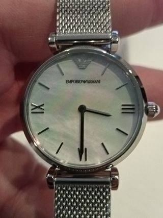 Reloj Emporio Armani Mujer Cuarzo Plata