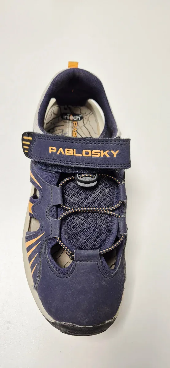 Cangrejeras Pablosky niño Talla 38 Azul/Naranja
