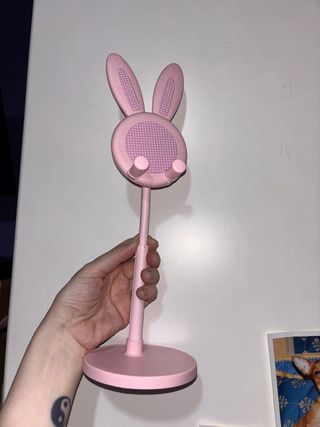 Porta telefono per desktop scrivania rosa