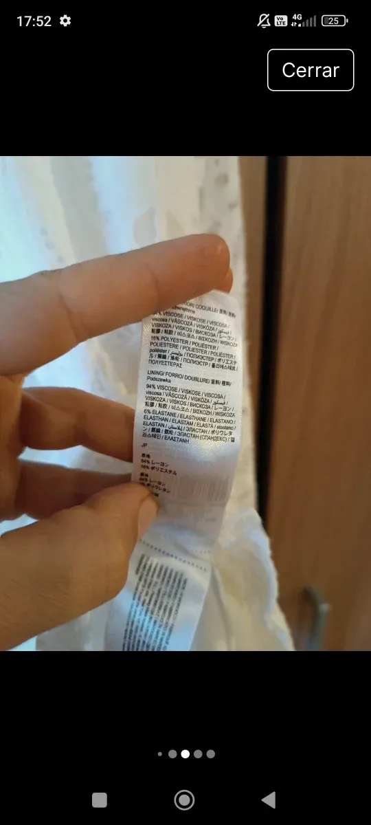 Vestido Blanco Desigual Talla S