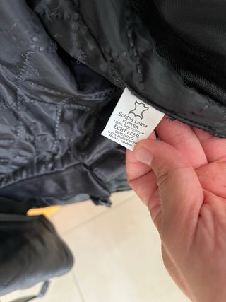 Chaqueta de cuero para moto Talla M