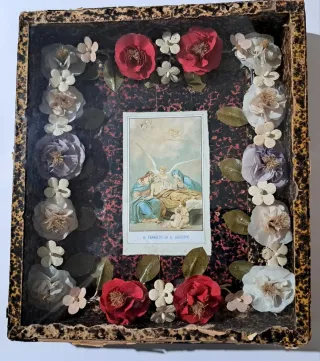 Caja Devocional "El Tránsito de San José"–vintage