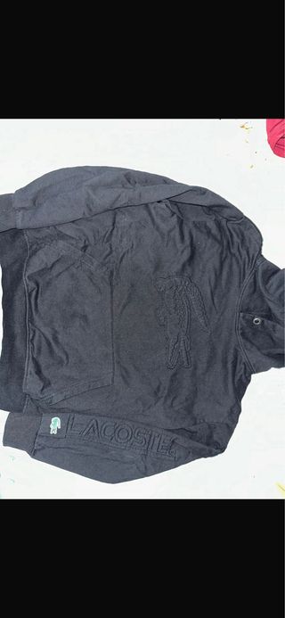 Chándal Lacoste Negro y Blanco