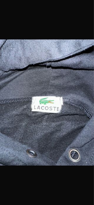 Chándal Lacoste Negro y Blanco