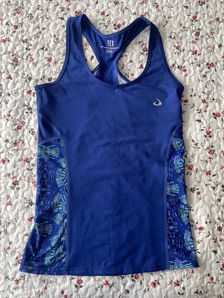 Top deportivo niña TEX azul talla XS