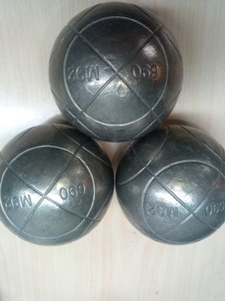 Juego 3 bolas petanca AC INTEGRALE campanilla