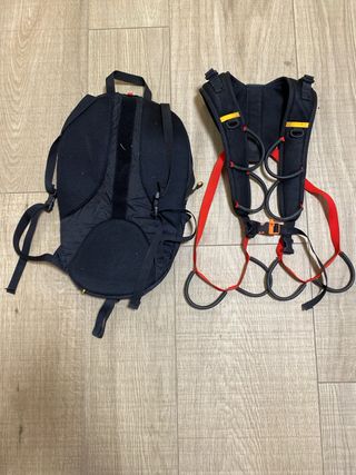 Mochila Grivel Lynx Negra y Amarilla