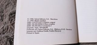 Libros El Escarabajo Sagrado I y II Martin Gardner