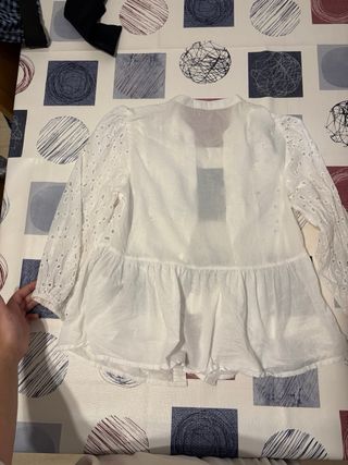 Camiseta blanca Lefties manga larga Talla XS