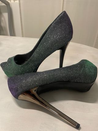 Zapatos Carlos Santana Peep-toe Tacón