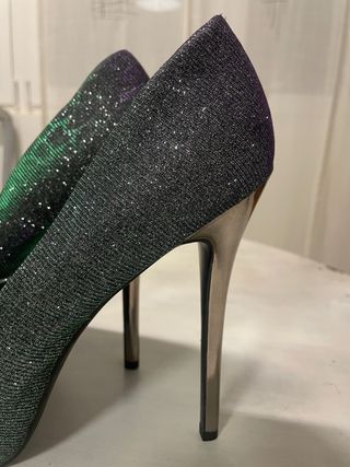 Zapatos Carlos Santana Peep-toe Tacón
