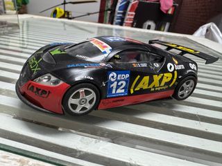 Scalextric Coche de Carreras Negro/Rojo