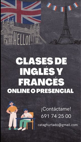 Clases particulares de Inglés y Francés