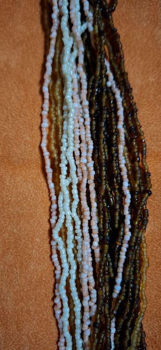 Collana Boccadamo perle marroni e rosa