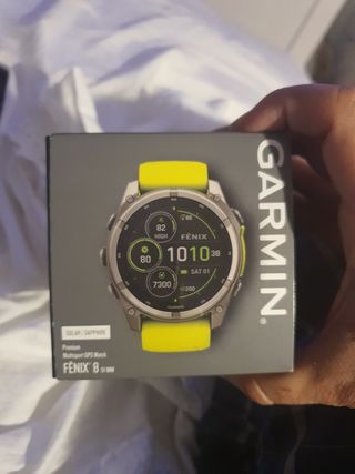 Reloj Garmin Fenix 8 51mm Solar Sapphire en Garant