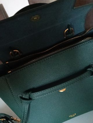 Bolso Celine verde bandolera