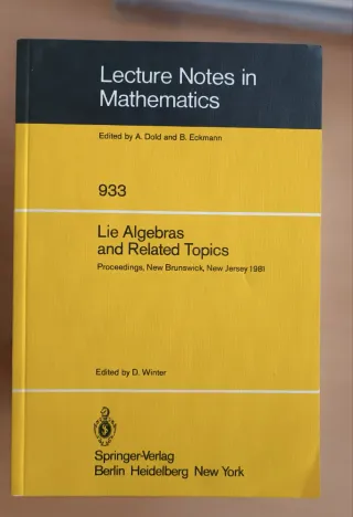 Lie Álgebras. Matemática.Slgebrs