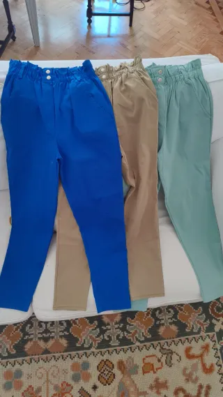 3 Pares Calças Mágicas Cintura Elástica