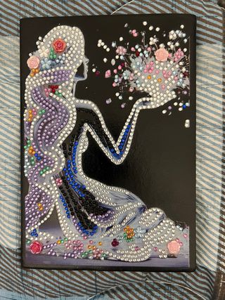 Quaderno appunti decorato a mano