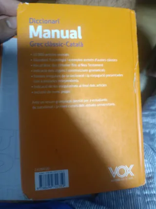 Diccionari Manual Grec clàssic-Català