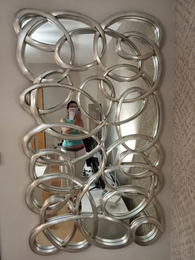 Espejo Diseño Madera Tratada