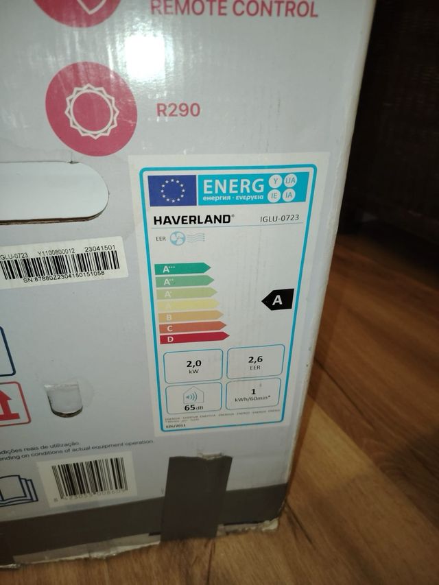 Aire Acondicionado Portátil Haverland IGLÚ-0723