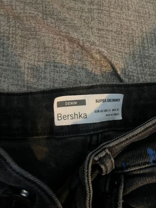 Pantalón vaquero Bershka Super Skinny T40