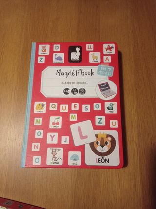 Juego de letras Magnétic book alfabeto español 