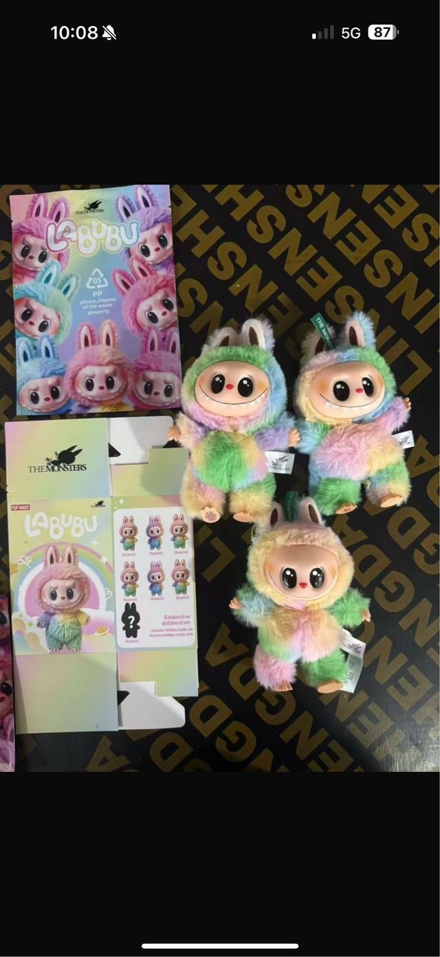 Labubu Peluche Tie-Dye