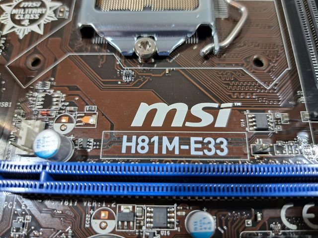 Placa MSI H81M-E33 (1150)