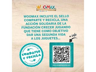 Portal de Belén de Madera Infantil, 20 Piezas WOOM