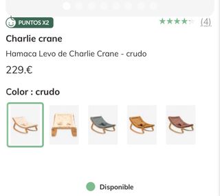 Mecedora madera Charlie Crane