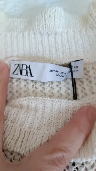Jersey punto abierto romántico