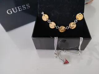 Collar Guess Bicolor con Brillantes