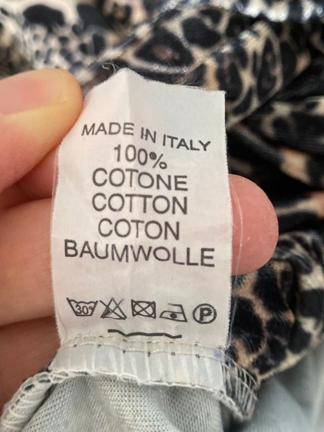 Maglia leopardata in velluto