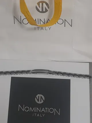 Pulsera Nomination Hombre Oro y Plata, nuevo 