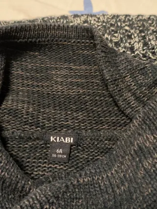 Sudadera punto KIABI niño T.6-7 años