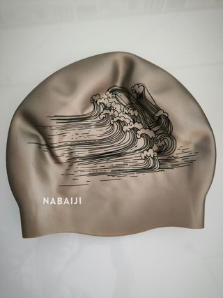 Touca de natação Nabaiji com ondas