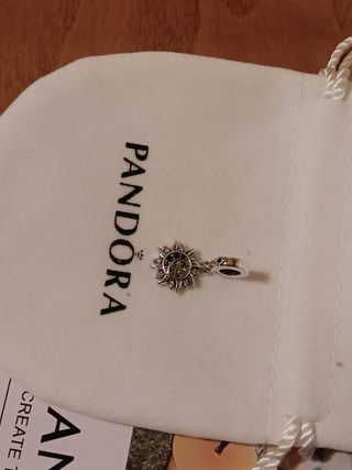 Charm Pandora Sol Plata Auténtico nuevo con caja