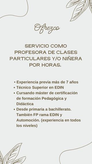 Clases particulares