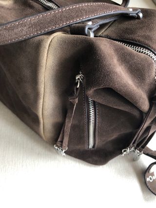 Bolso tote piel marrón