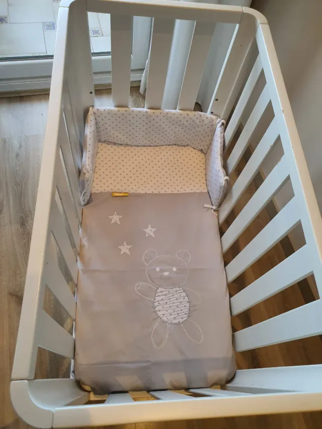 Minicuna90x50 DOCCO Cotinfant colecho, con colchón