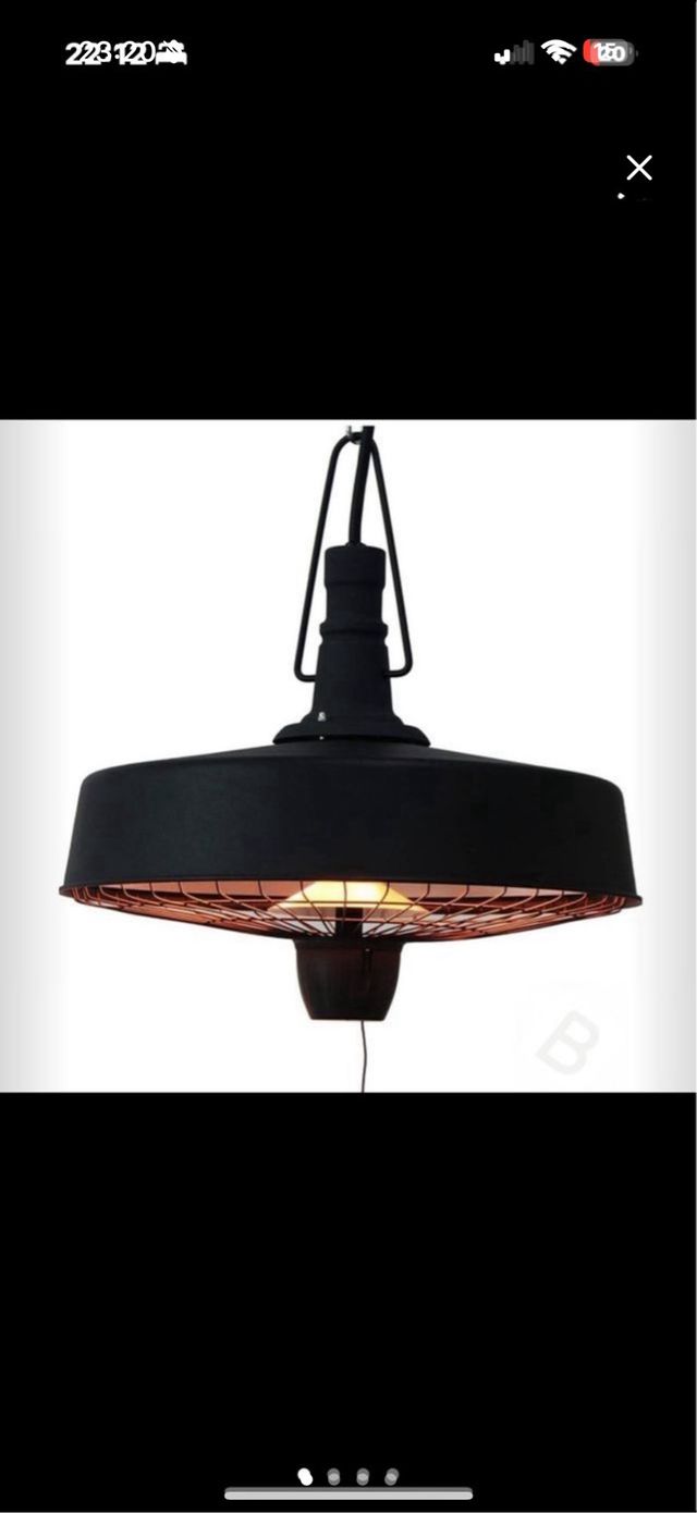 Calentador eléctrico Wangxiao negro