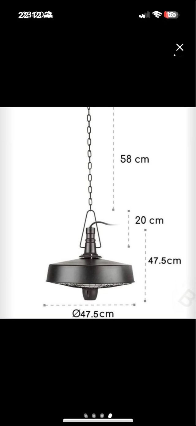 Calentador eléctrico Wangxiao negro
