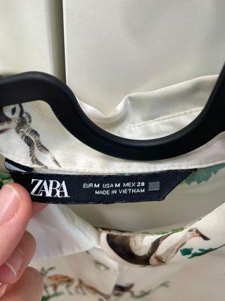 Blusa Zara Estampada Animales