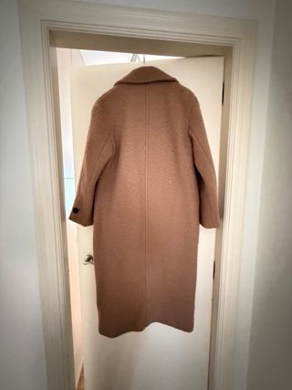 Abrigo Zara Bouclé Marrón