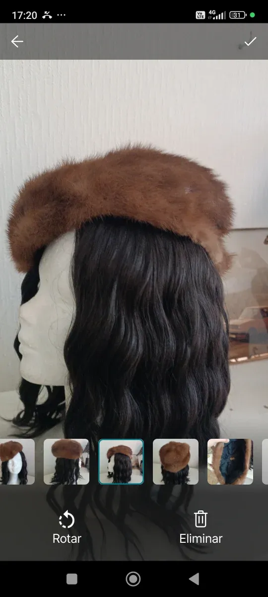 Gorro de tipo visón marca Raab