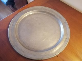 Plato de estaño S.XIX