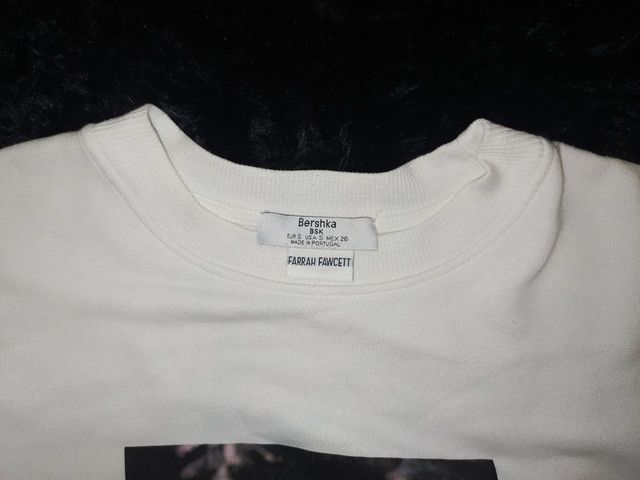 Jersei Bershka Blanca con Foto