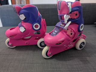 Patines Oxelo Talla 26-28 Rosa/Morado
